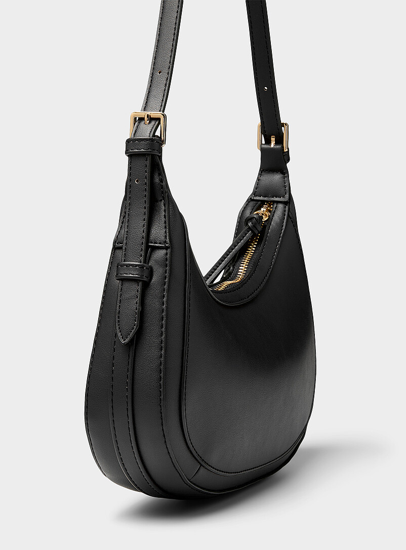 Solid small rounded shoulder bag product image 2