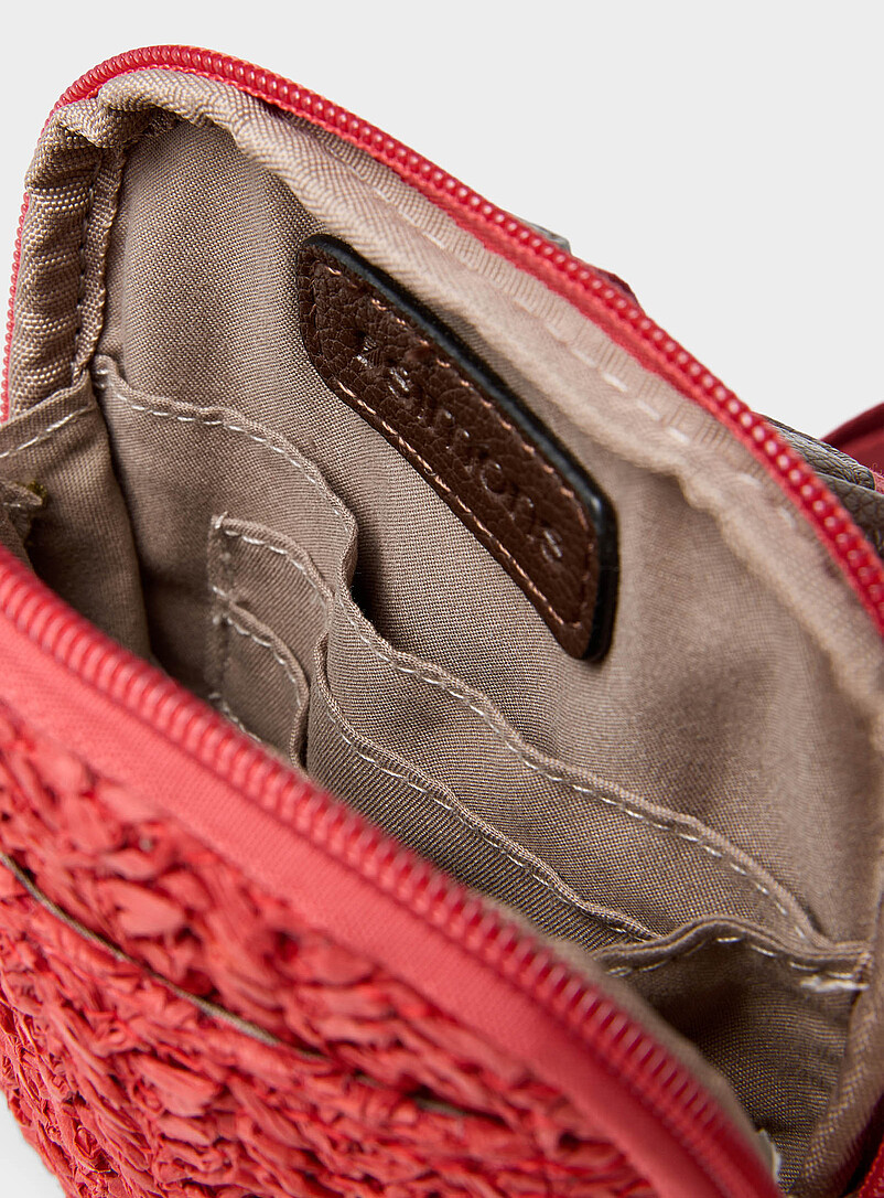 Braided straw phone clutch product image 3