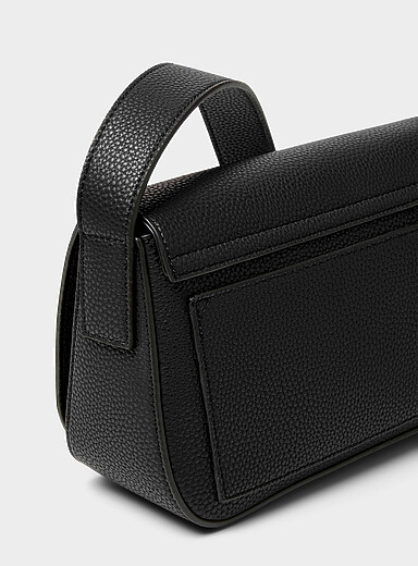 Bevel flap pebbled crossbody bag product image 3