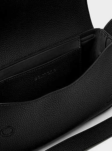 Bevel flap pebbled crossbody bag product image 4