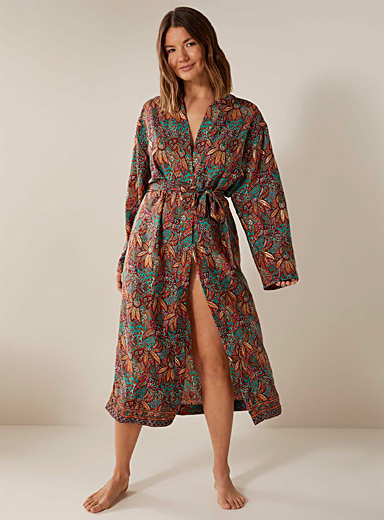 Colourful prints light robe | Miiyu | Shop Women's Robes Online | Simons