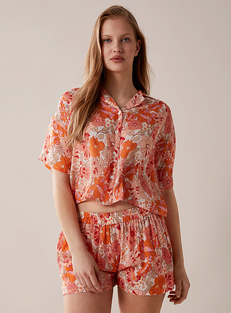 ENSEMBLE DE VETEMENTS Femme - simple Haut à Manches et Short ENSEMBLE DE VETEMENTS Femme - simple Haut à Manches et Short