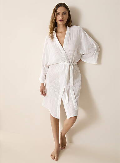 Flowly Robe Flowy gauze robe | Miiyu | Shop Women's Robes Online | Simons