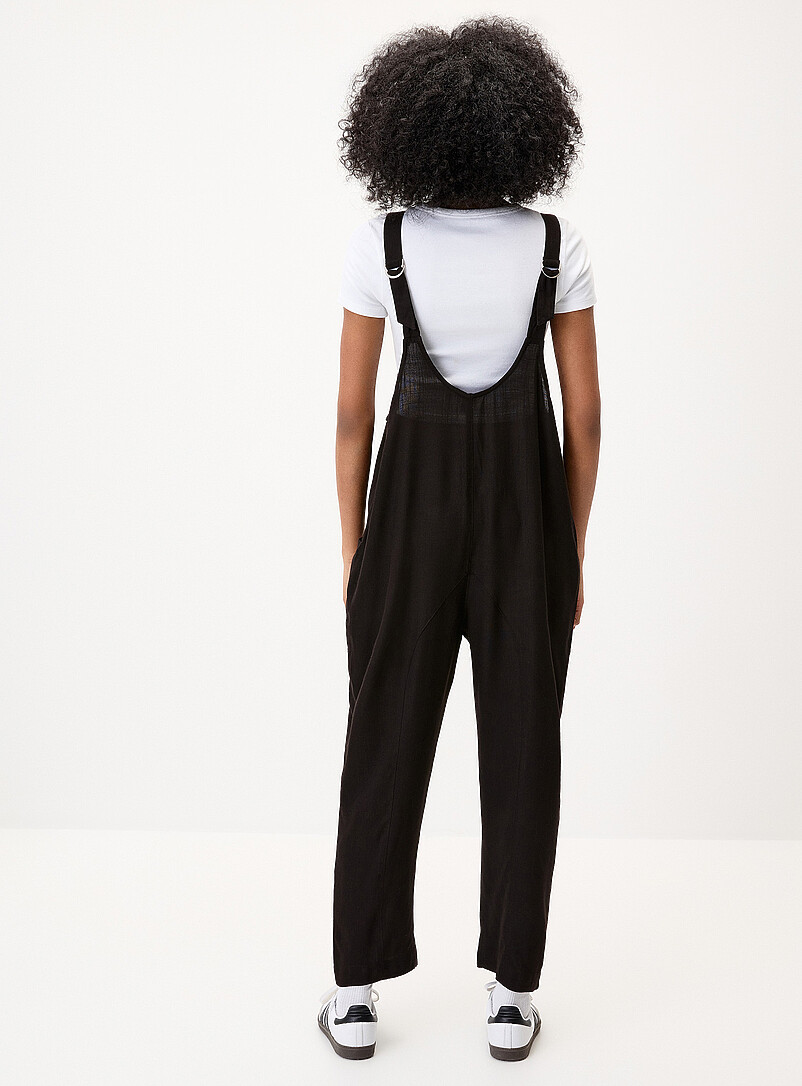 Linen-blend barrel-leg bodysuit product image 3