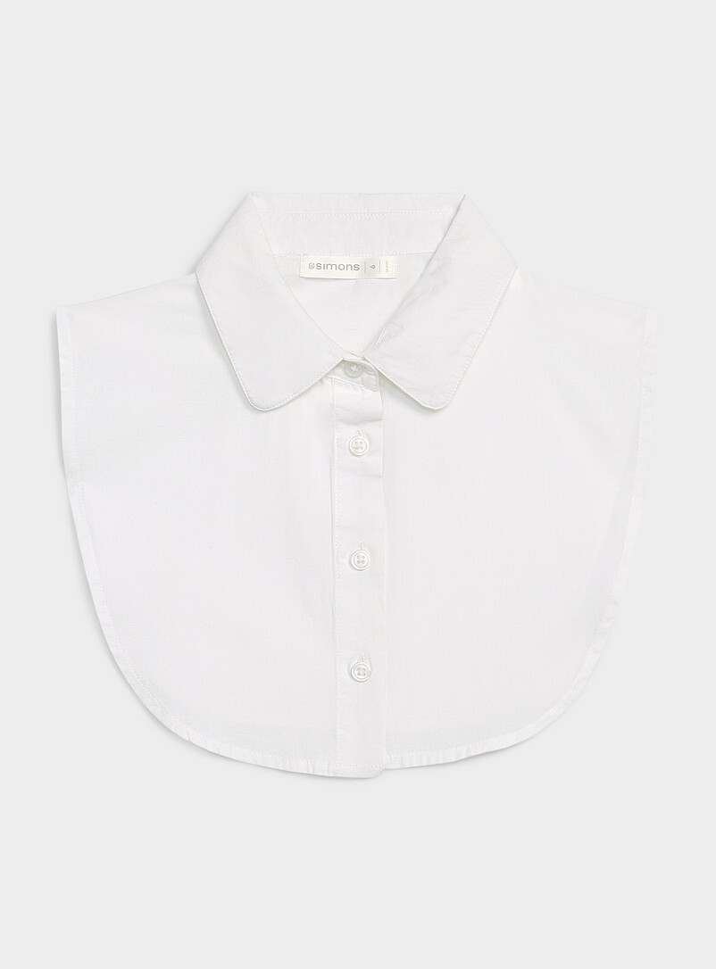 Solid faux Peter Pan collar product image (primary)