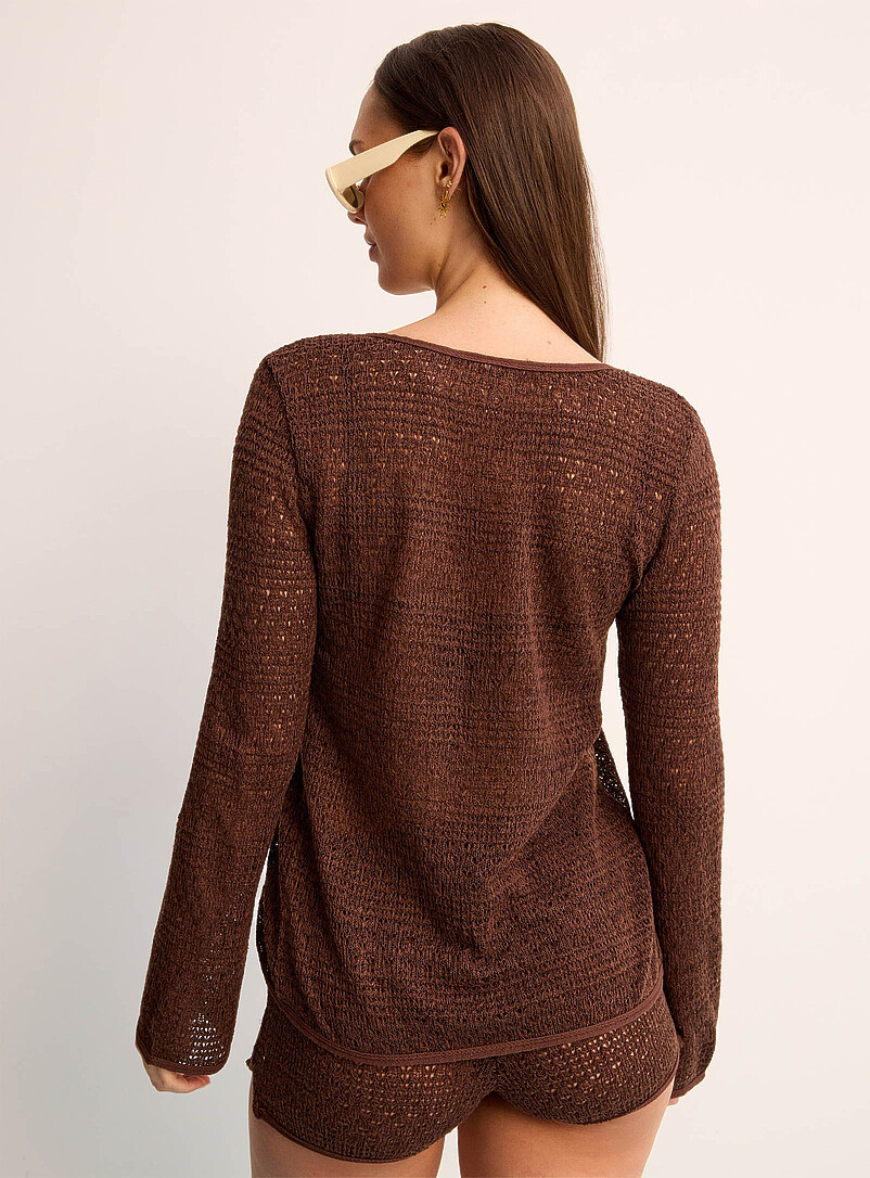Fine crochet tie top product image 3