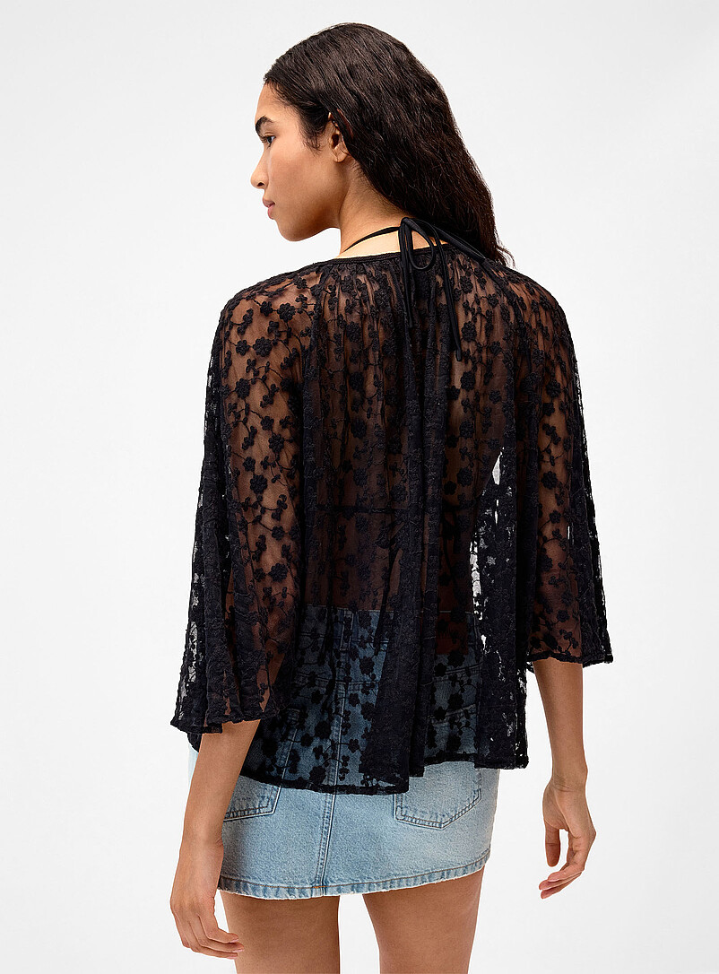 Loose lace poncho product image 2