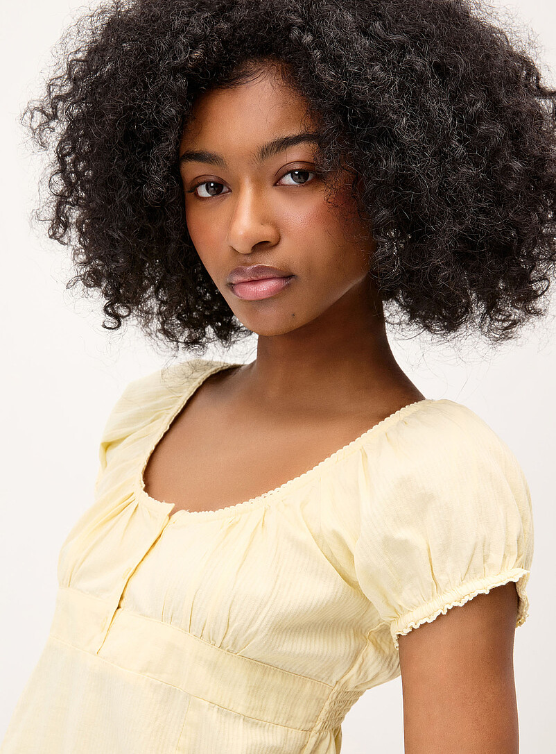 Scoop-neck peasant blouse product image 2