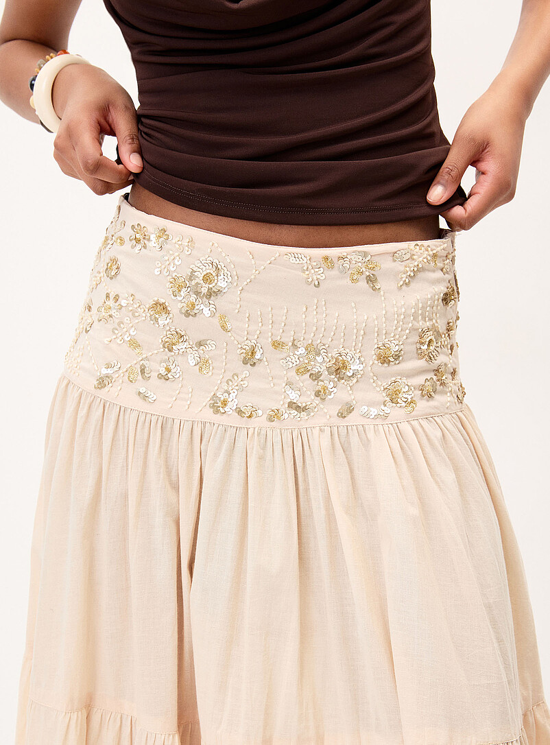 Sequined-waist maxi skirt product image 2
