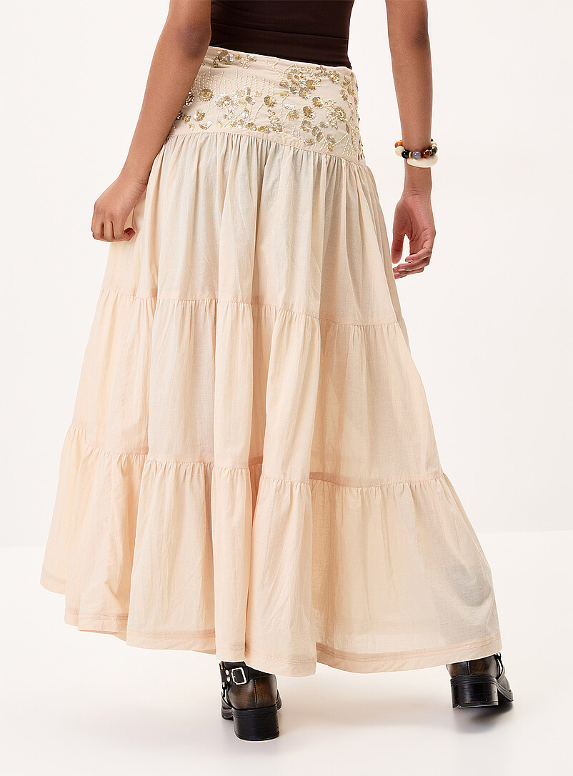 Sequined-waist maxi skirt product image 3