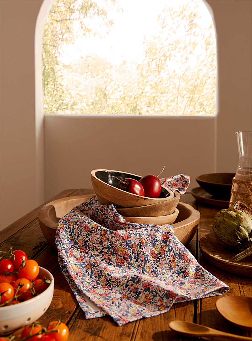 Simons Maison Assorted Claire-Aude tea towel Made with Liberty Fabric