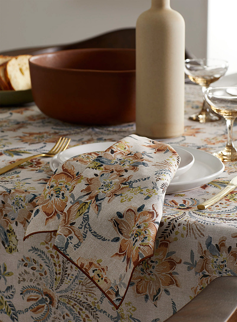 Simons Maison: La serviette de table douce floraison Assorti