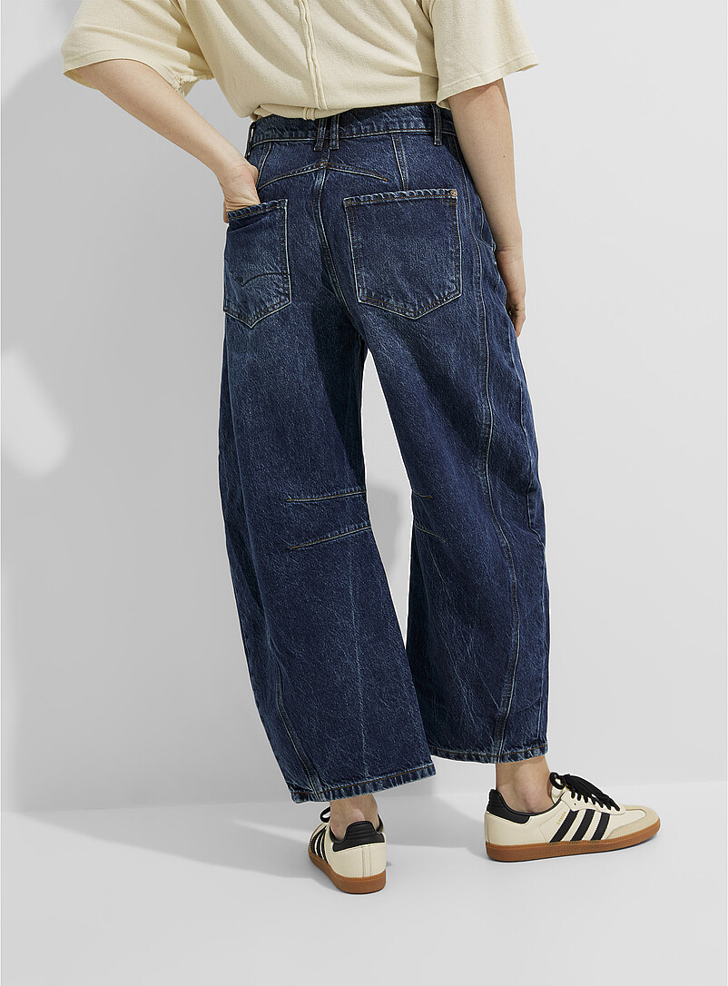 Free People: Le jean ballon Good Luck Bleu pour femme