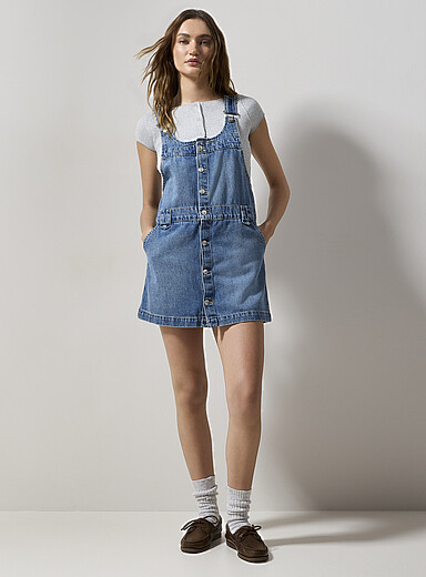 Womens Jeans Overalls Dress Overalls Dress In Denim Blue 40-64 Zizzifashion Womens Jeans Overalls Dress Overalls Dress In Denim Blue 40-64 Zizzifashion