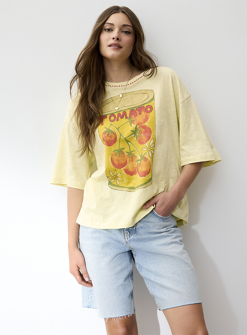 Tomato print loose T-shirt | Free People | | Simons