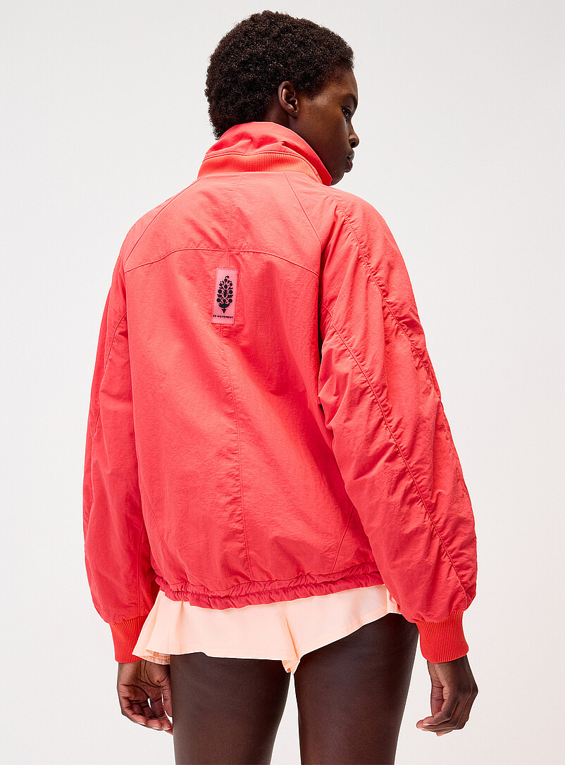 Free People Red Field Tripper windbreaker jacket for women