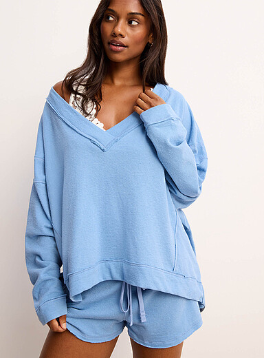Le sweat ample ratin&eacute; Staycation