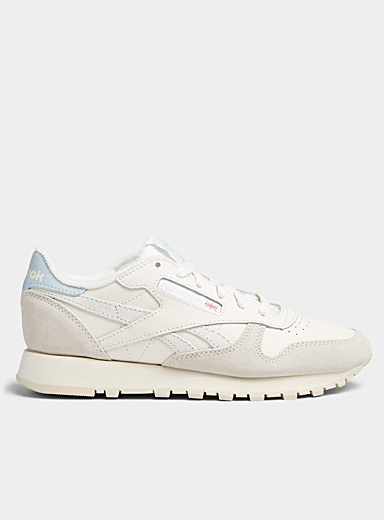 Classic Leather white and grey sneakers Women | Reebok Classic | | Simons