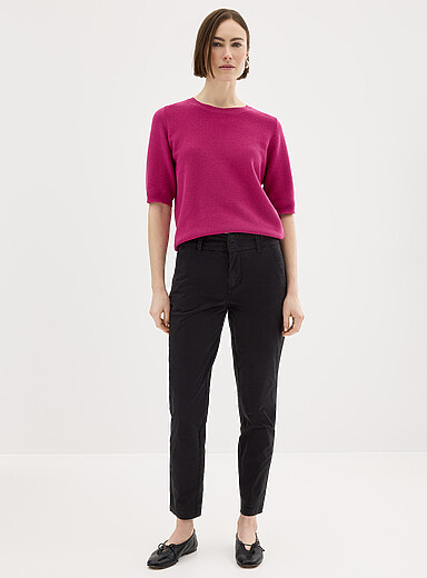 Part Two Black Soffy chino pant for women
