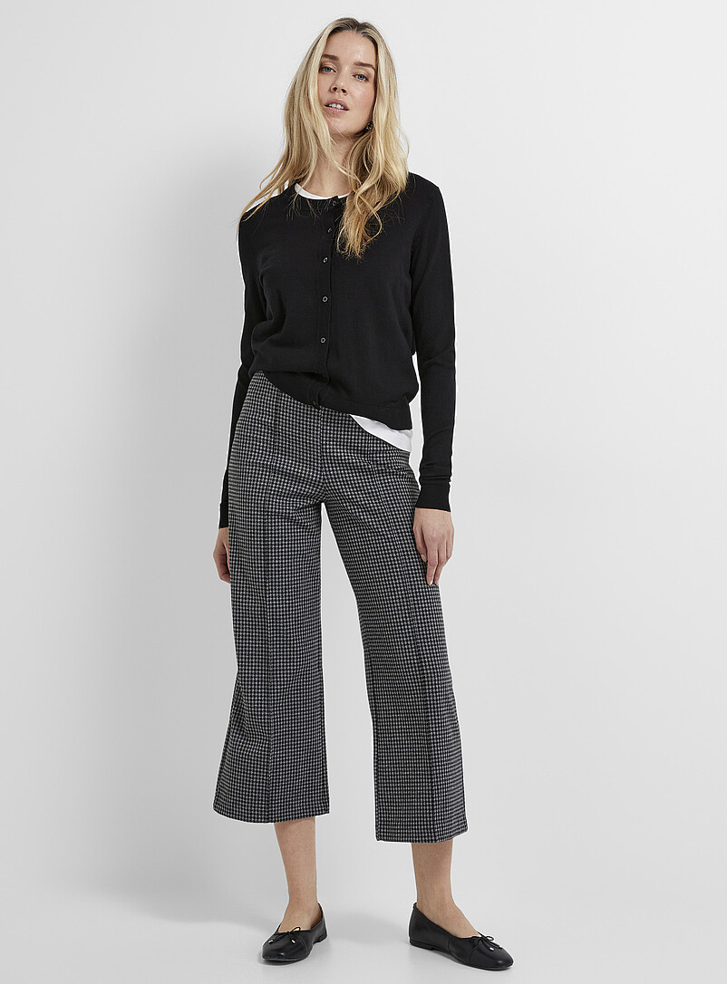 Cutout High Waist Wide Leg Pants For Women