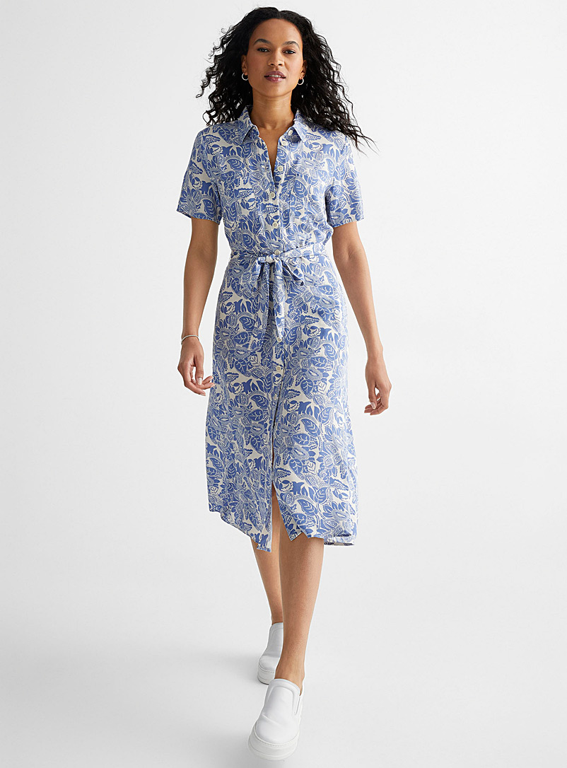 Ivalin sky garden shirtdress | Part Two | Women's Fit and Flare Dresses ...