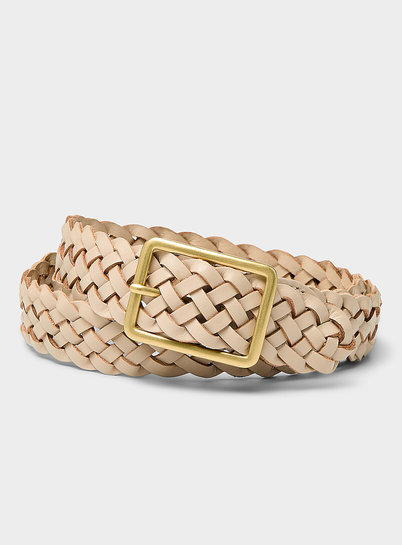 Anstina braided leather belt product image (primary)