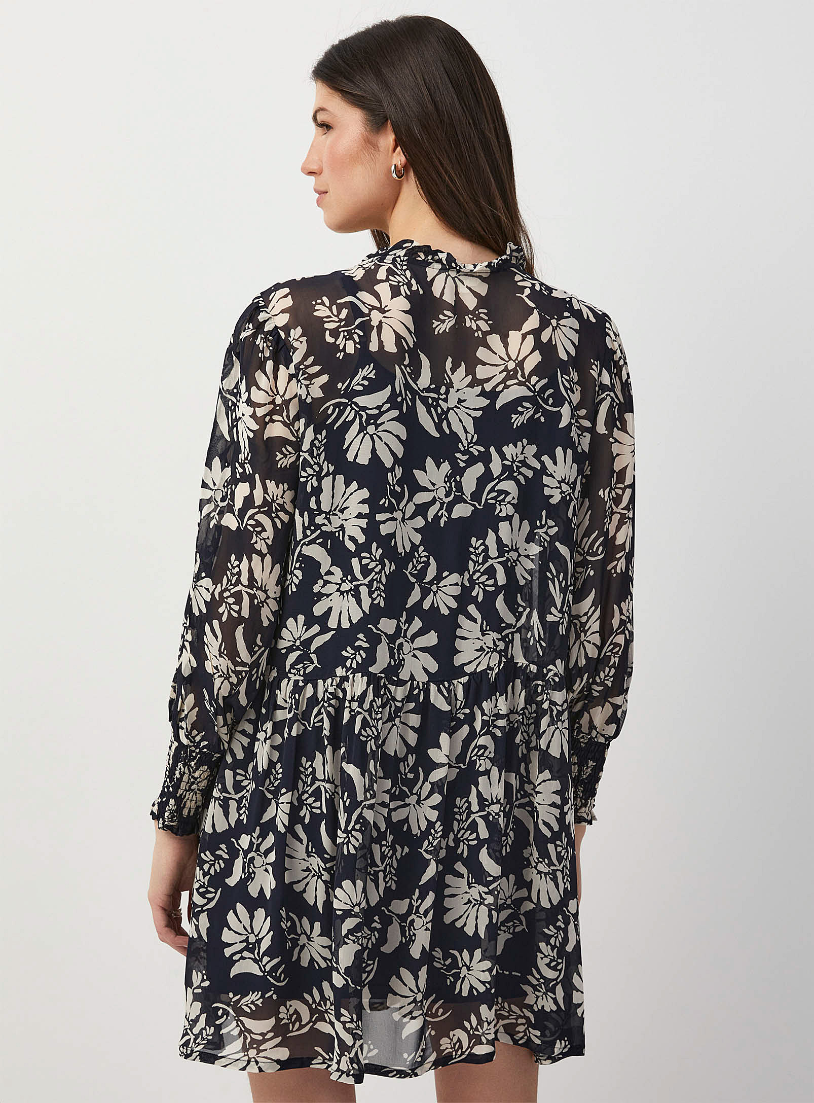 Part Two - La robe chiffon silhouettes florales Fallie