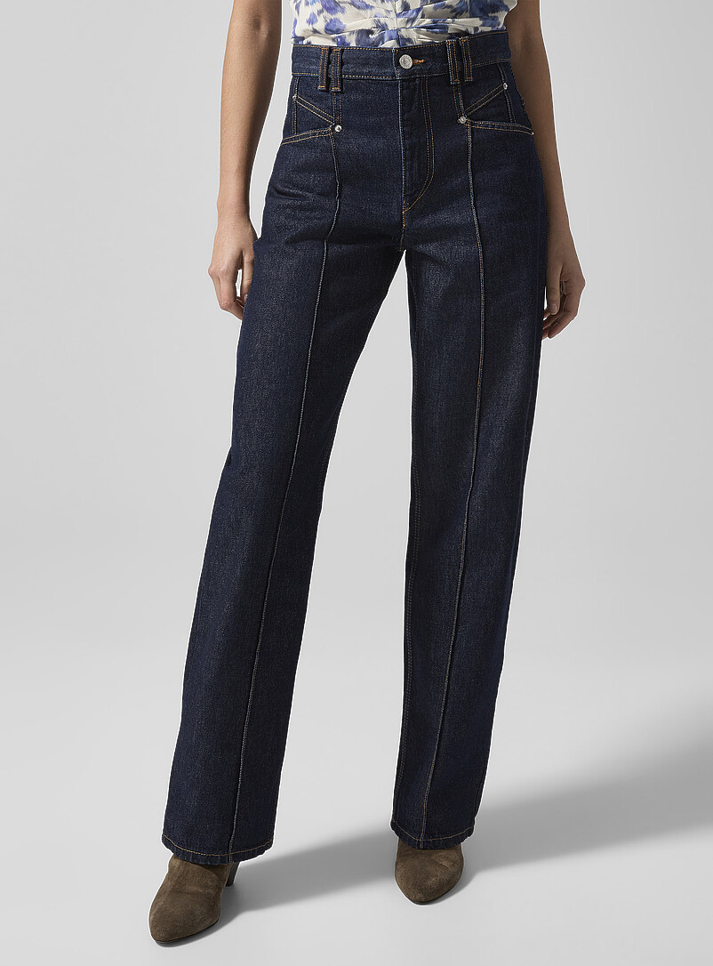 Drolane loose straight-leg jean | Isabel Marant | | Simons