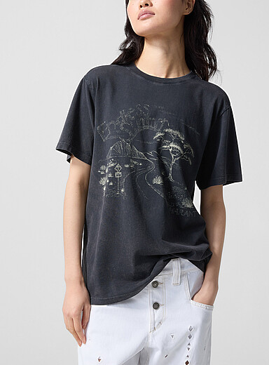 Isabel Marant Oxford Zewel printed organic cotton T-shirt for women