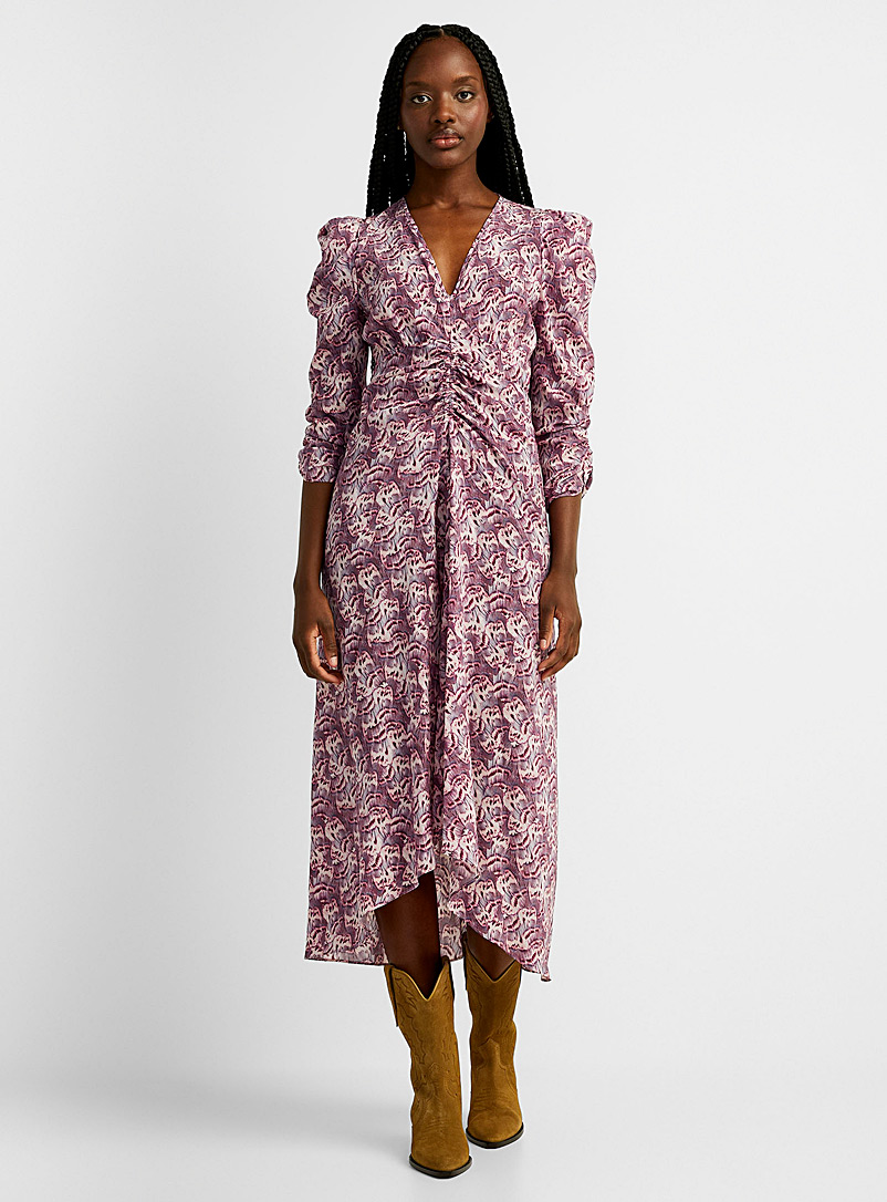 Isabel Marant Mauve Albini silk dress for women