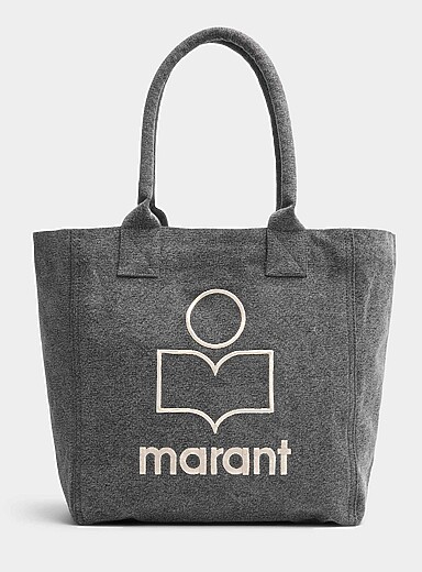 Isabel Marant Grey Yenky denim tote for women