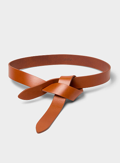 Isabel Marant Taupe Lecce tie belt for women
