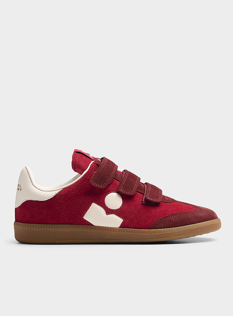 Beth red suede sneakers Women | Isabel Marant | WOMEN'S Designer Shoes ...