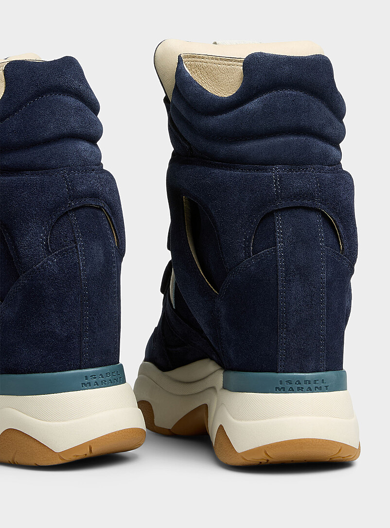 Isabel Marant Indigo/Dark Blue Midnight blue Balskee platform sneakers Women for women