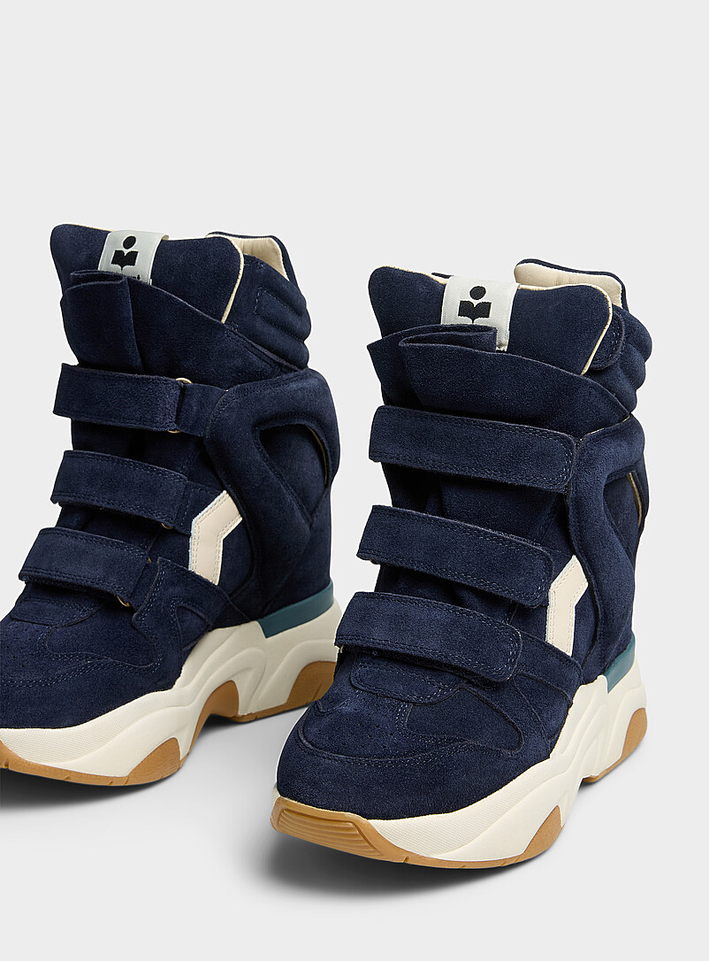 Isabel Marant Indigo/Dark Blue Midnight blue Balskee platform sneakers Women for women