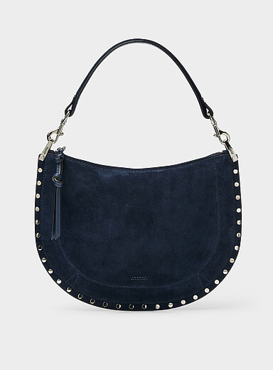Isabel Marant Indigo/Dark Blue Oskan soft hobo bag for women