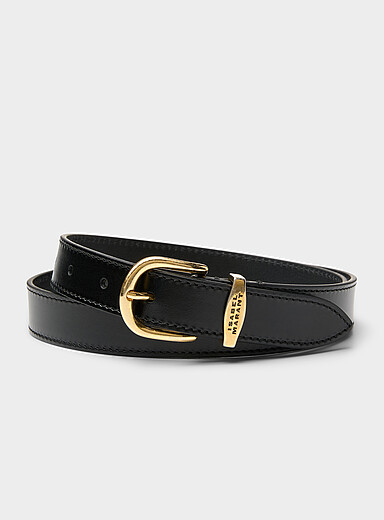 Zadd golden D buckle belt
