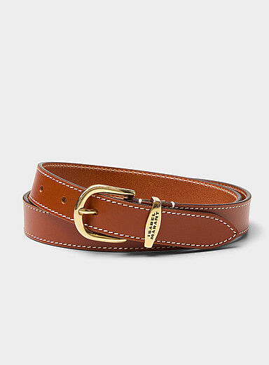 La ceinture boucle D dor&eacute;e Zadd