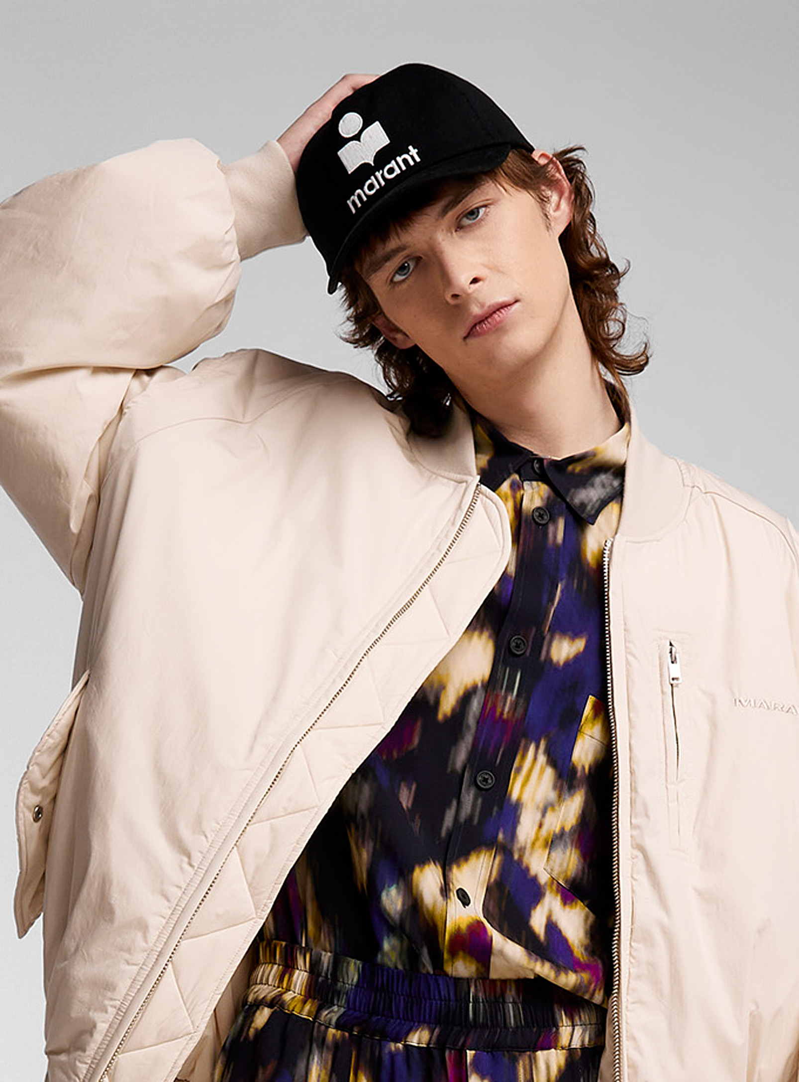Shop Isabel Marant Tyron Embroidered Logo Cap In Black