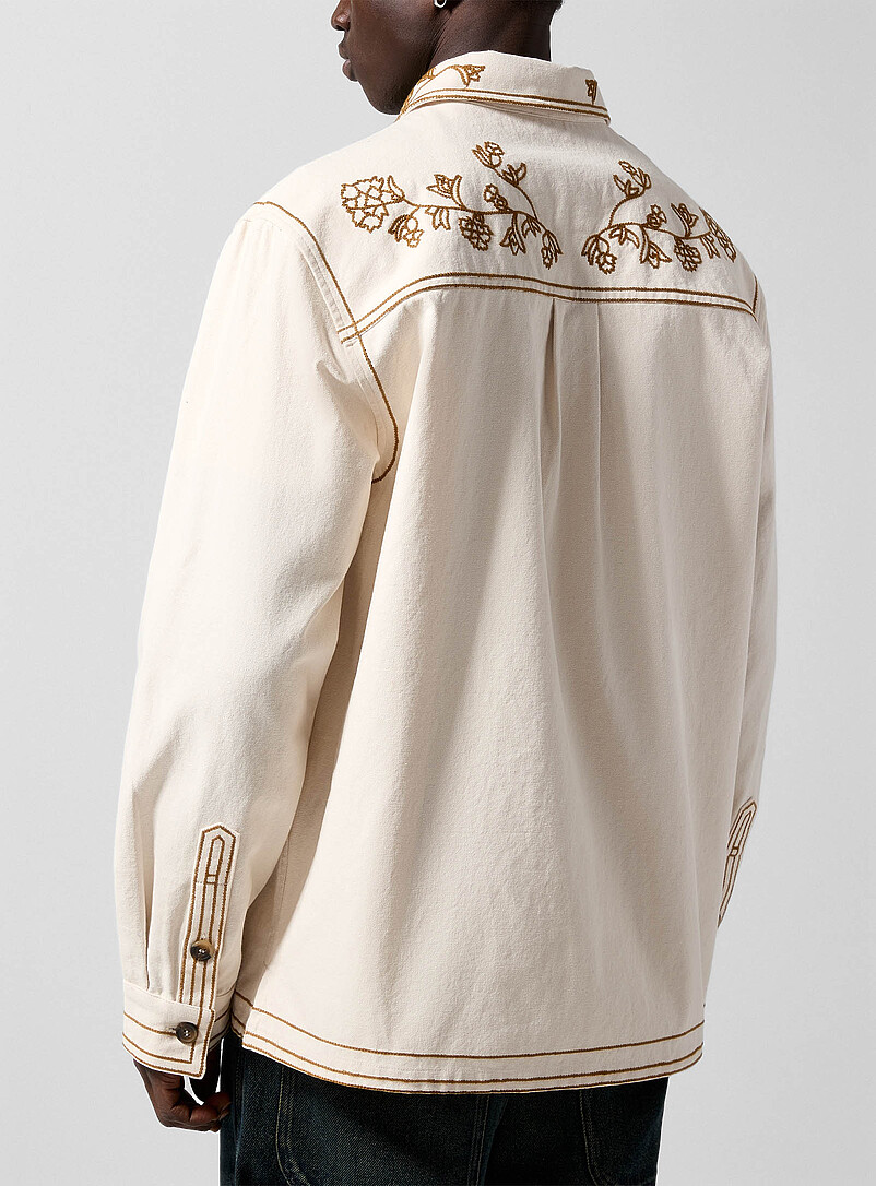 Rudy floral embroidery overshirt product image 3