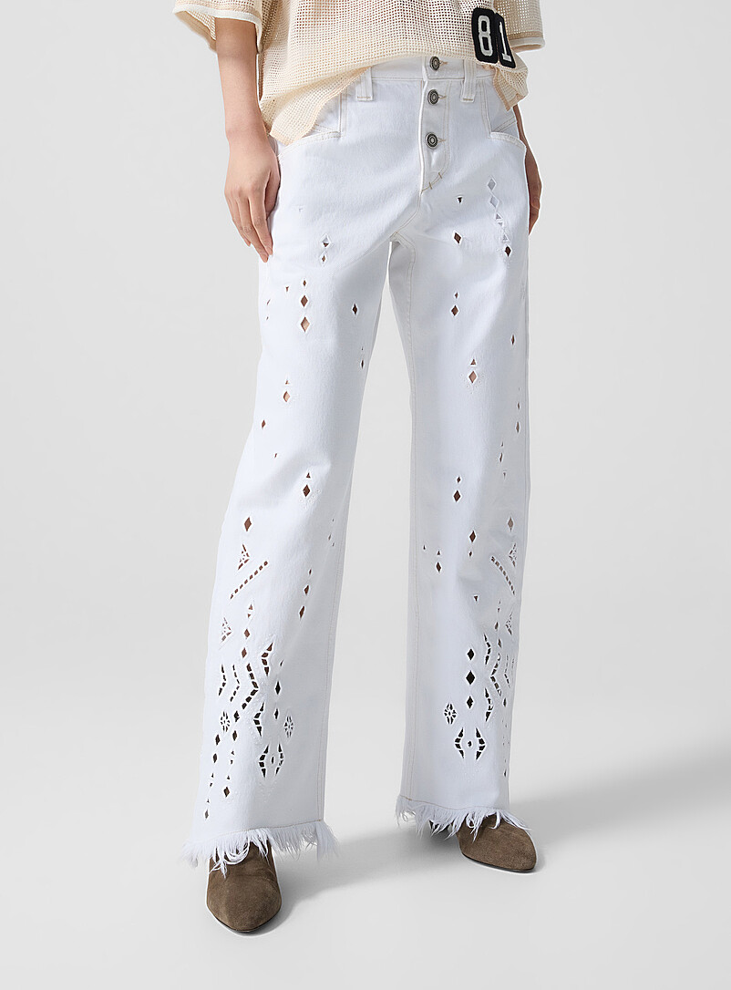 Amia geometric broderie anglaise jean product image 2
