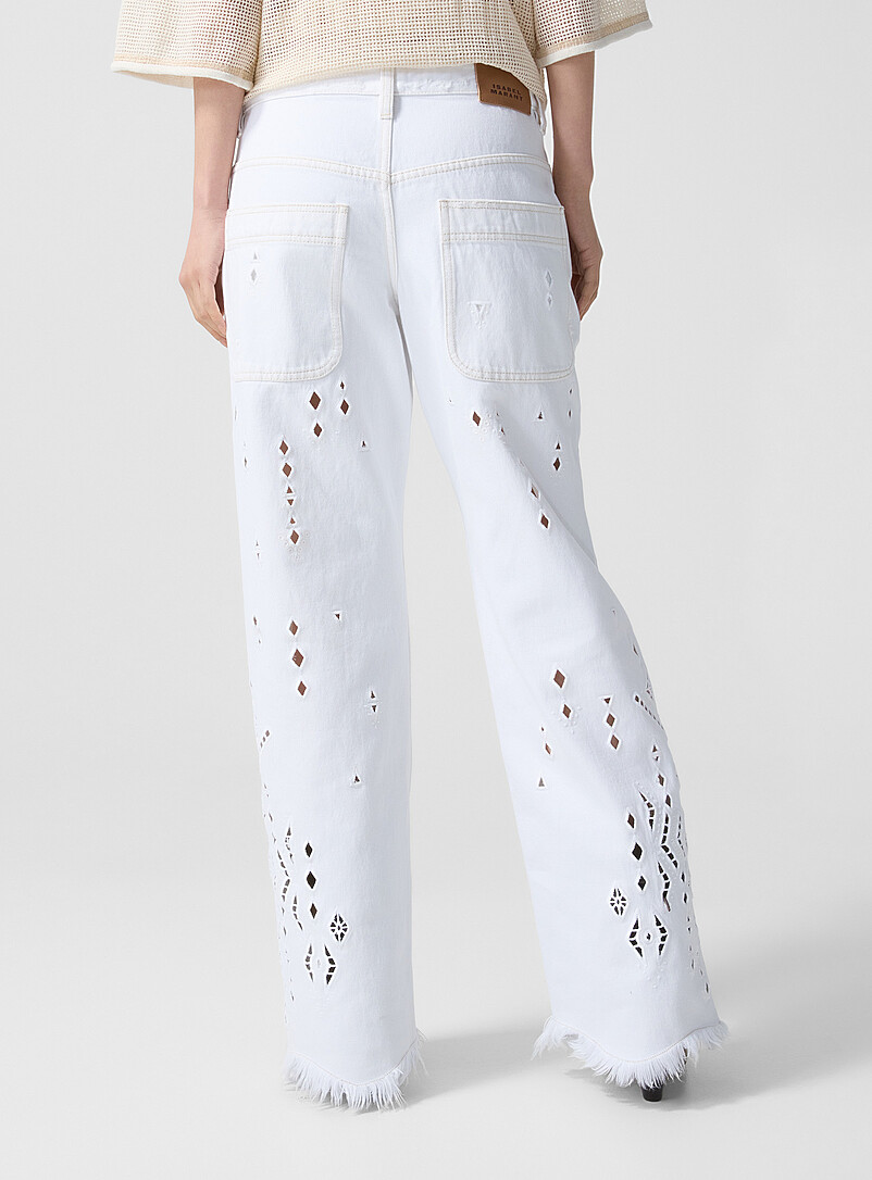Amia geometric broderie anglaise jean product image 3