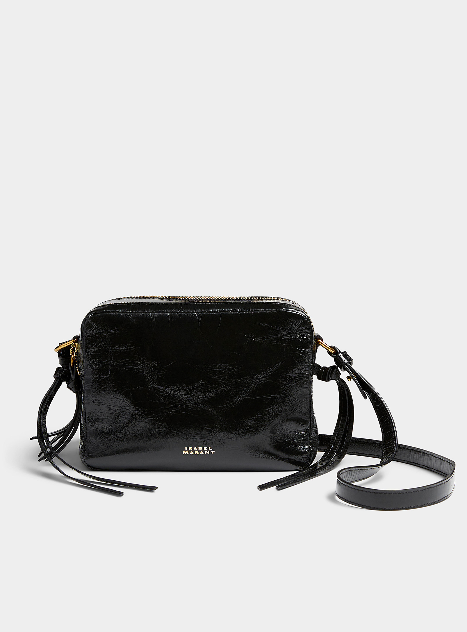 Shop Isabel Marant Wardy Camera Bag In Black