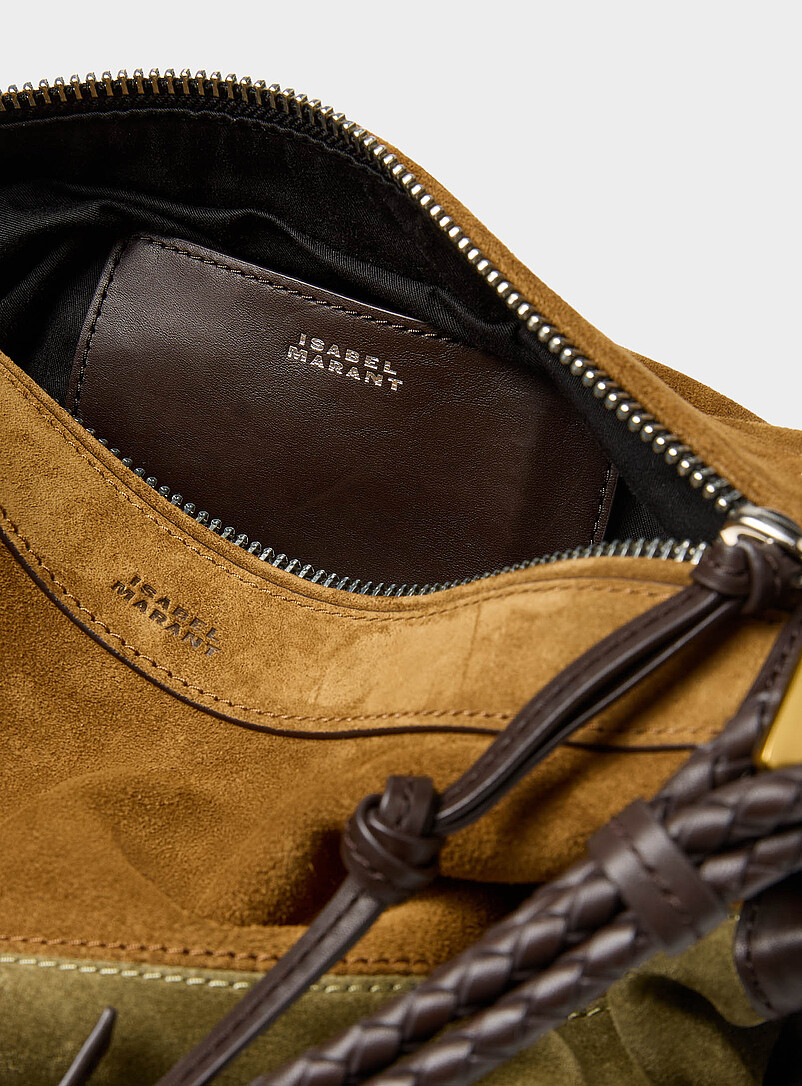 Maia three-colour suede shoulder bag product image 3