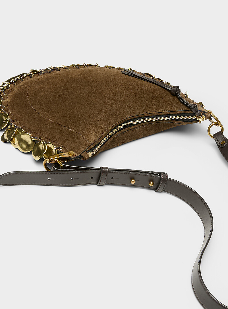Oskan charm suede hobo bag product image 2