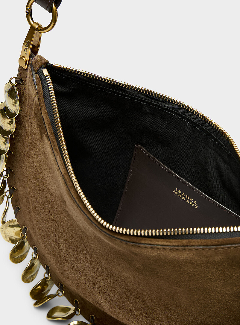 Oskan charm suede hobo bag product image 3