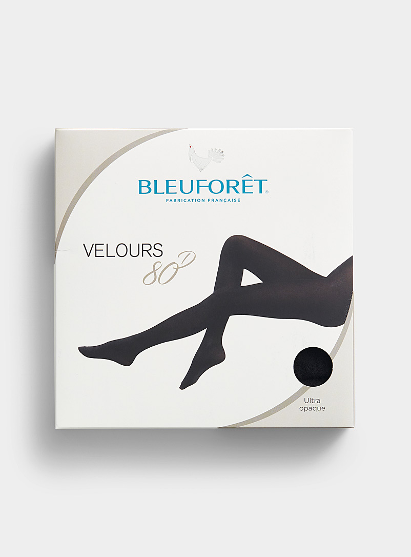 Bleuforêt Black Ultra opaque tights for women