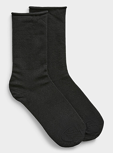 Velvety merino wool socks