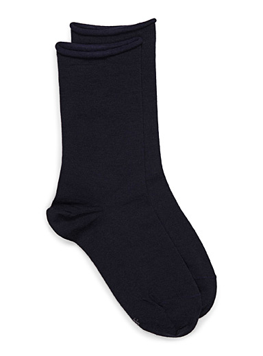Velvety merino wool socks