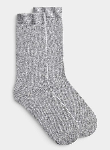 La chaussette m&eacute;lange laine et cachemire